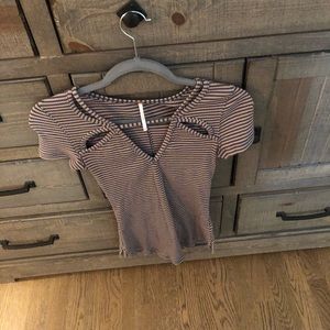 Free people striped shirt